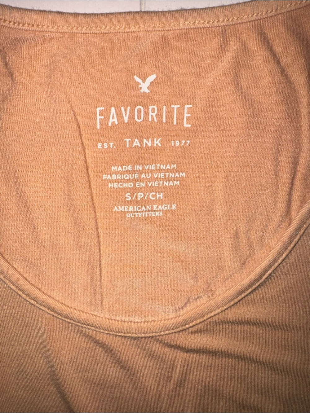 American Eagle Outfitters Scoop Tank in yellow